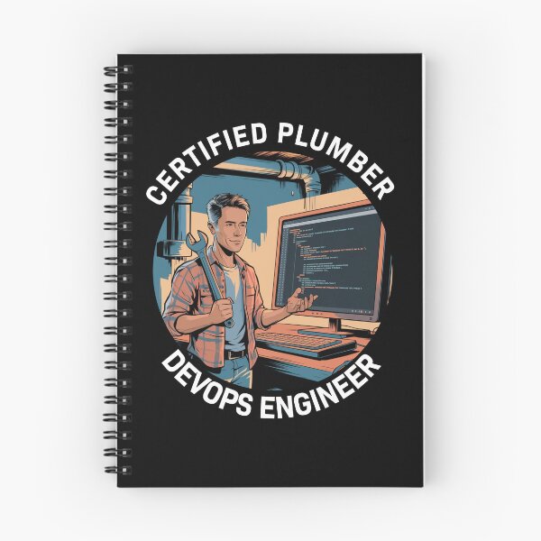 Item preview, Certified Plumber Meets DevOps Engineer designed and sold by Code Monkeys.