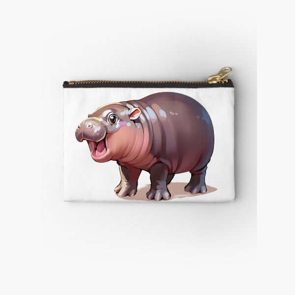 Item preview, Cute Moo Deng Hippo Illustration designed and sold by andasanc14.