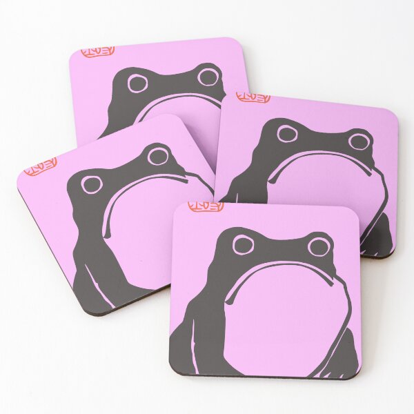 Item preview, Matsumoto Hoji woodblock print Grumpy frog toad designed and sold by stellmutha.