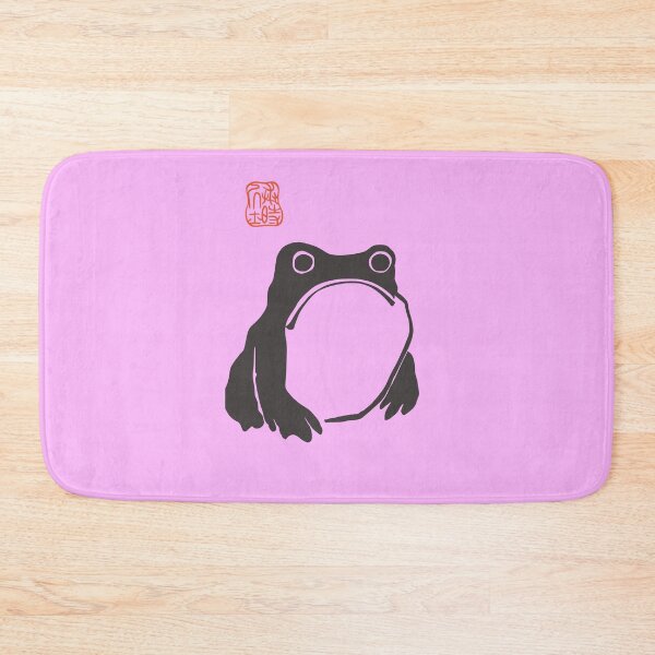 Item preview, Matsumoto Hoji woodblock print Grumpy frog toad designed and sold by stellmutha.