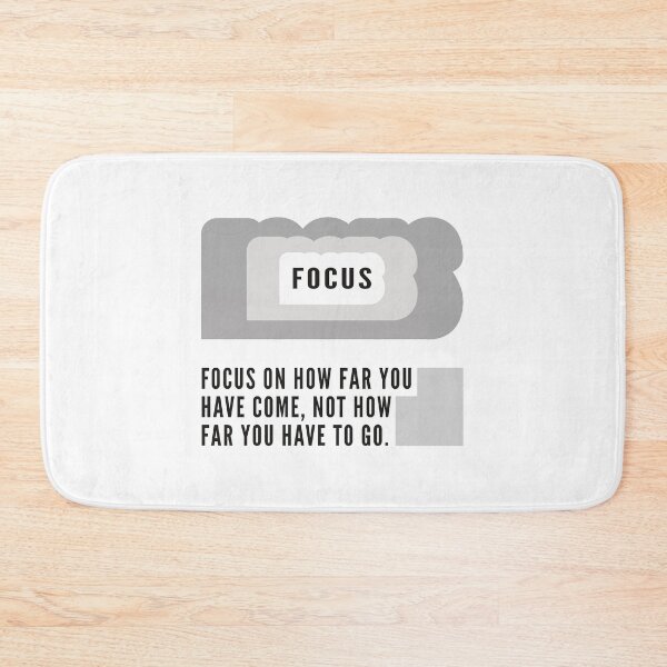 Item preview, Focus on how far you have come, Not how far you have to go designed and sold by niclothing.