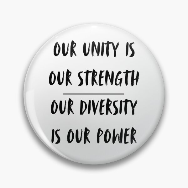 Item preview, Kamala Harris Quote - "Our unity is our strength and our diversity is our power" designed and sold by Winter Widow.