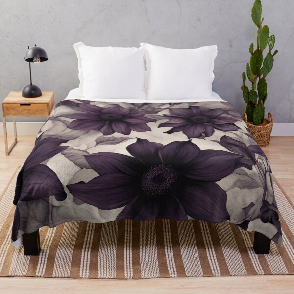 Item preview, Moody Purple Flowers designed and sold by Urbanwraps.