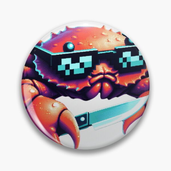 Item preview, The crab has a knife designed and sold by Wake2Evolve.