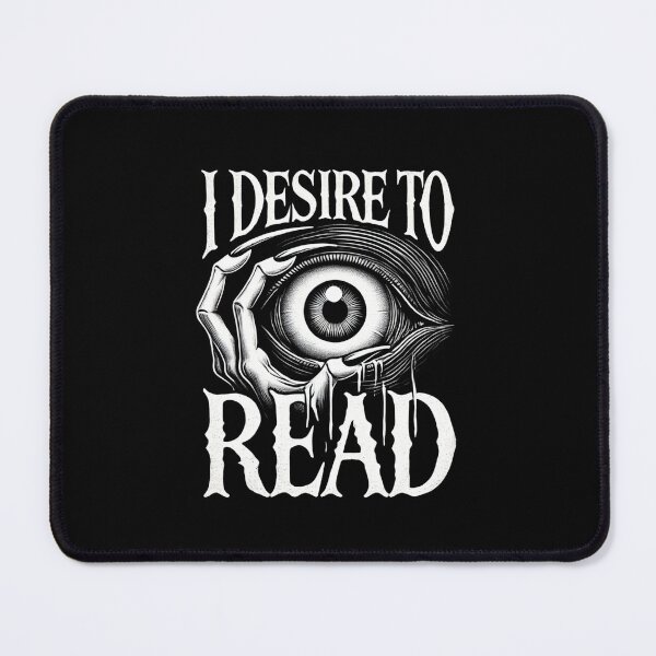 Item preview, Ghostly Reader - Creepy Eye - I Desire to Read designed and sold by GRABAPSHOP.