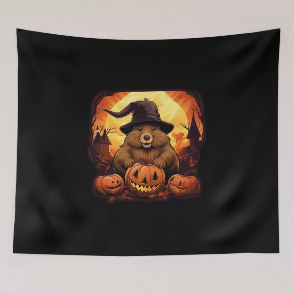Item preview, Halloween Capibara designed and sold by titanosdesign.