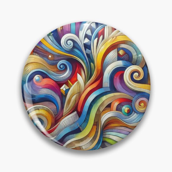 Item preview, Ebullient Whirl Colourful Art designed and sold by Myunique24.