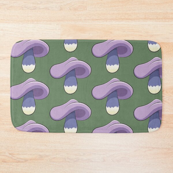 Item preview, Digital drawing of a purple mushroom designed and sold by Knytt.