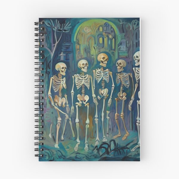 Item preview,  Day of the Dead expressionist art painting designed and sold by Vintage Designs +.