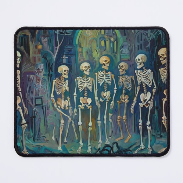 Item preview,  Day of the Dead expressionist art painting designed and sold by Vintage Designs +.