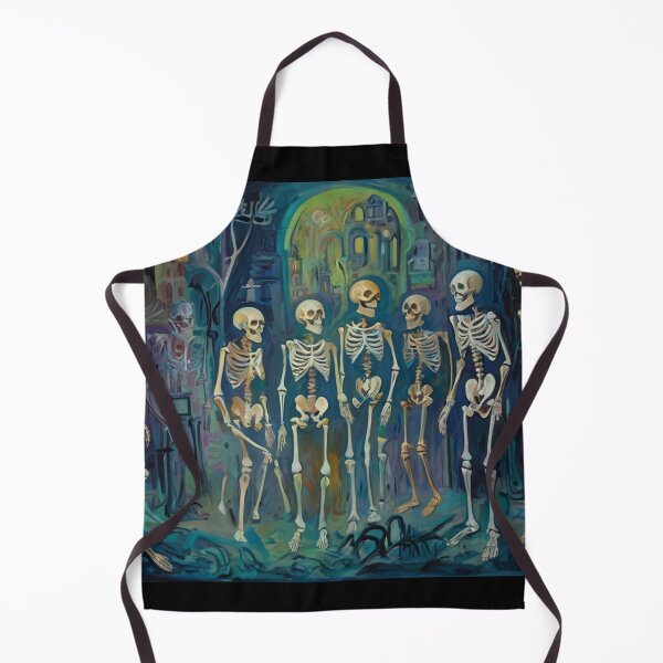 Item preview,  Day of the Dead expressionist art painting designed and sold by Vintage Designs +.