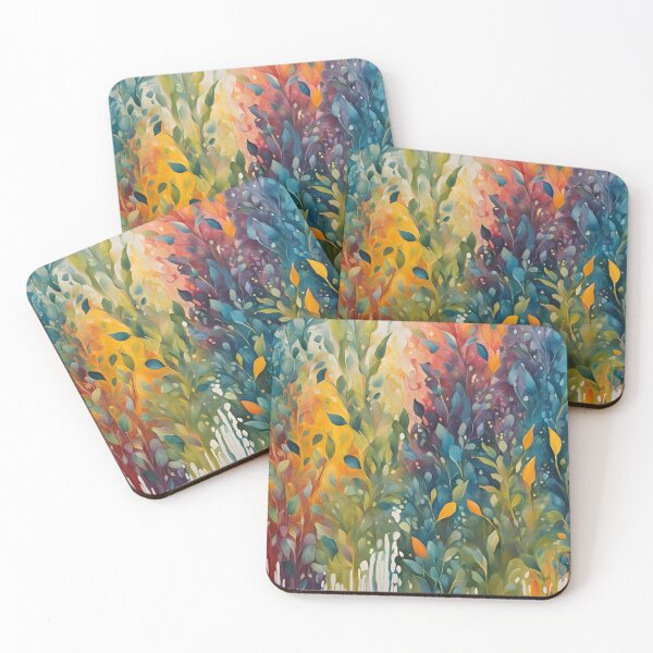 Item preview, Rainbow Splatter Plants designed and sold by Urbanwraps.