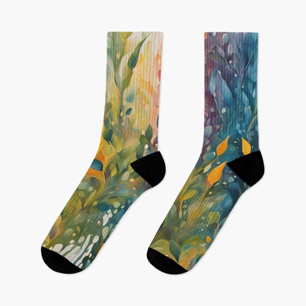 Item preview, Rainbow Splatter Plants designed and sold by Urbanwraps.