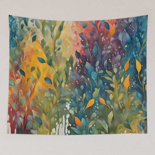 Item preview, Rainbow Splatter Plants designed and sold by Urbanwraps.
