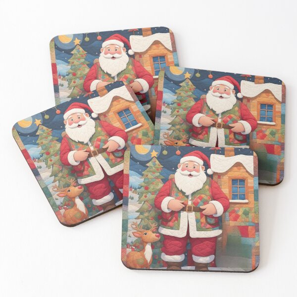 Item preview, Santa’s Christmas Eve Delight Quilt designed and sold by ArtComixHaven.