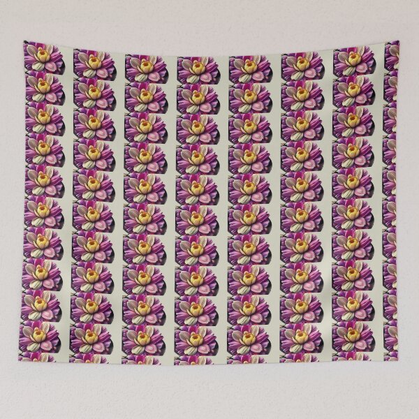 Item preview, Exquisite Egg Plant Hues and Multicolored Petals designed and sold by annenambiro.