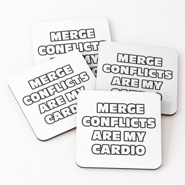 Item preview, Merge conflicts are my cardio designed and sold by Code  Monkeys.