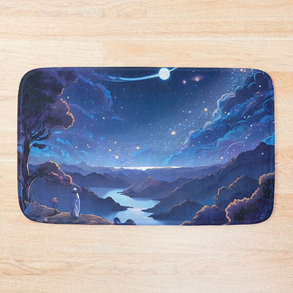 Item preview, Cosmic Dreamlike Night Landscape designed and sold by stefan21244.