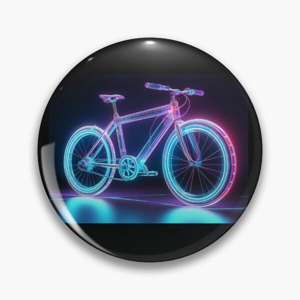 Item preview, Futuristic Neon Bicycle – Tech Art Design designed and sold by RaiyaTees.