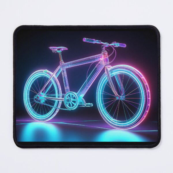 Artikelvorschau, Futuristisches Neonfahrrad – Tech Art Design entworfen und verkauft von RaiyaTees.