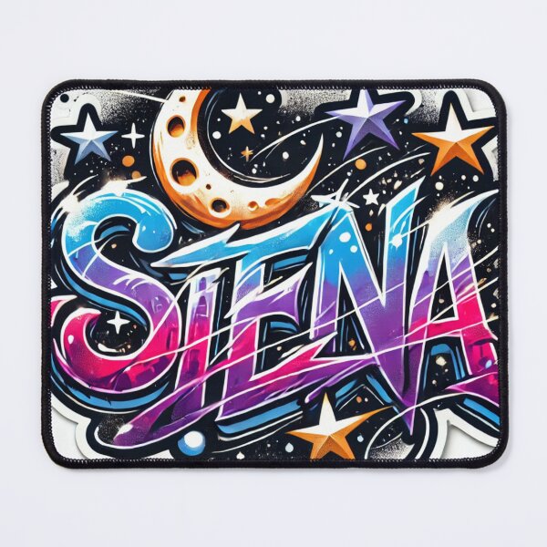 Item preview, Custom Siena Stars and Moon - Night Sky Graffiti Art designed and sold by Te-Ane.