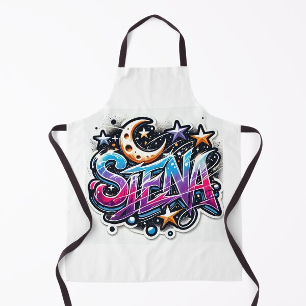 Item preview, Custom Siena Stars and Moon - Night Sky Graffiti Art designed and sold by Te-Ane.