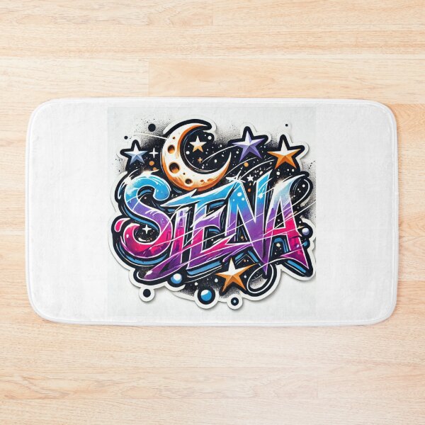 Item preview, Custom Siena Stars and Moon - Night Sky Graffiti Art designed and sold by Te-Ane.