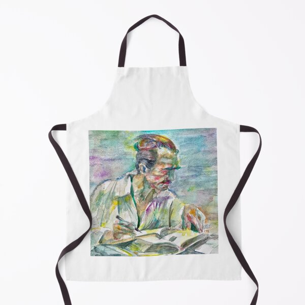 Item preview, NIKOS KAZANTZAKIS watercolor portrait .1 designed and sold by lautir.