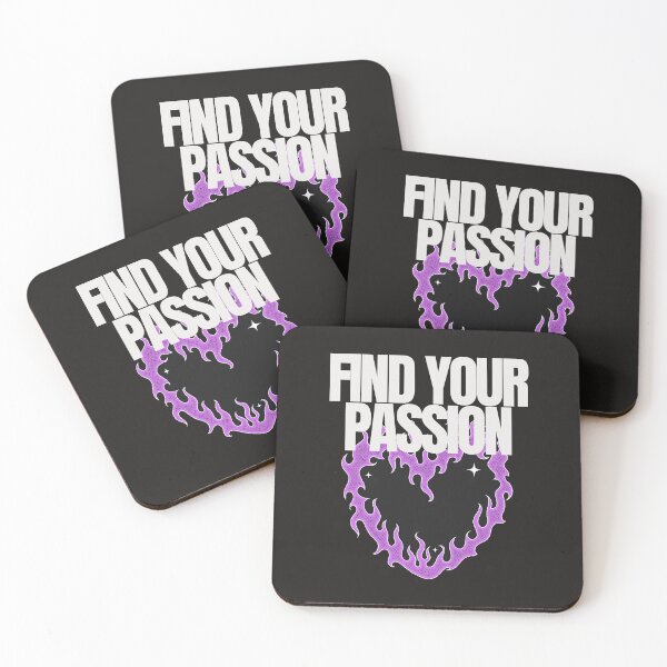 Item preview, Find Your Passion - Flaming Heart Design designed and sold by lovesuperkarma.