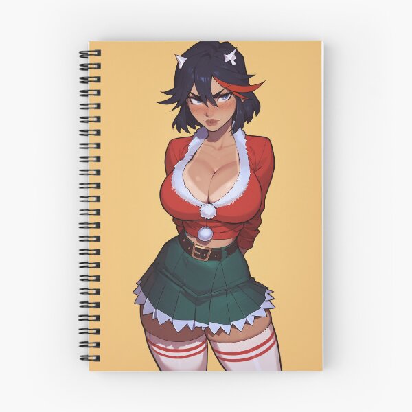 Item preview, Anime Gamer Girl in Christmas Santa Outfit designed and sold by WaifuBrowser.