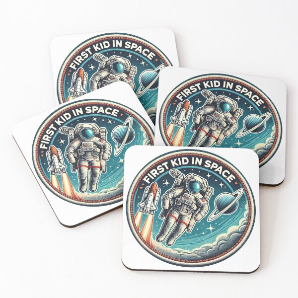 Item preview, First Kid in Space mission patch 4 designed and sold by jnxyz.
