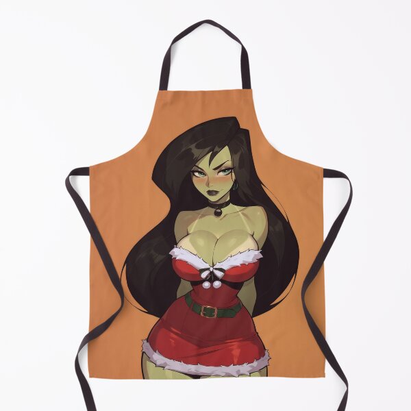 Item preview, Anime Gamer Girl in Christmas Santa Outfit designed and sold by WaifuBrowser.