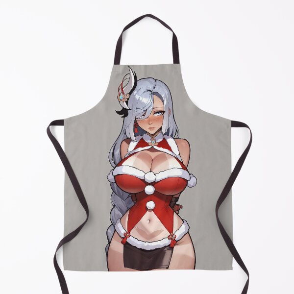Item preview, Anime Gamer Girl in Christmas Santa Outfit designed and sold by WaifuBrowser.