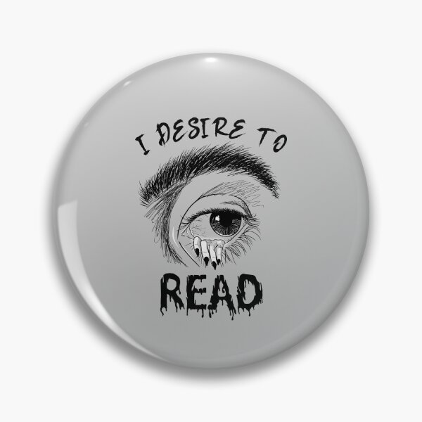 Item preview, Ghostly Reader - Creepy Eye - I Desire to Read designed and sold by GRABAPSHOP.