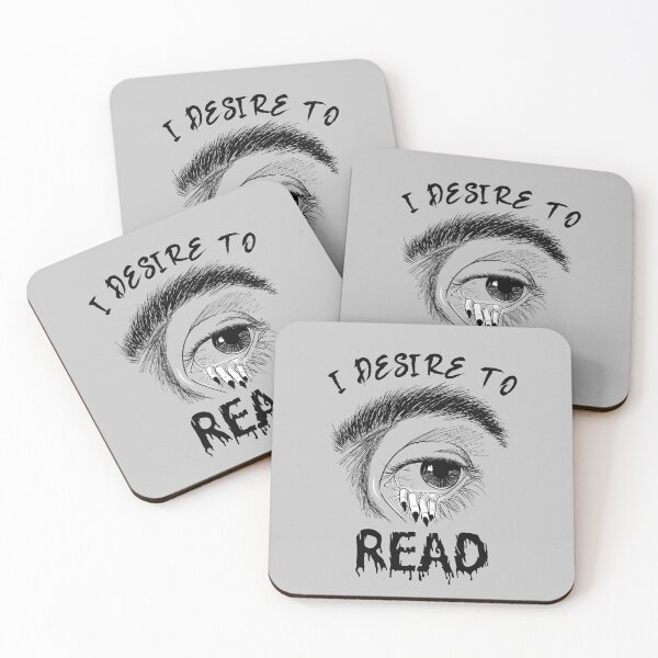 Item preview, Ghostly Reader - Creepy Eye - I Desire to Read designed and sold by GRABAPSHOP.