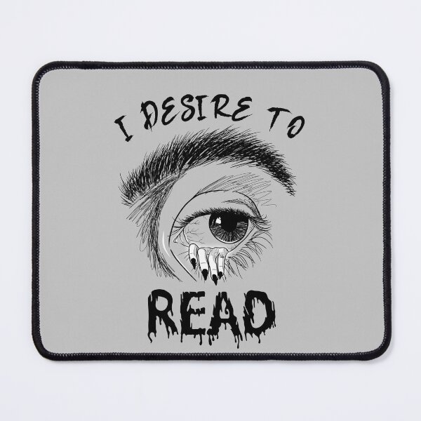 Item preview, Ghostly Reader - Creepy Eye - I Desire to Read designed and sold by GRABAPSHOP.
