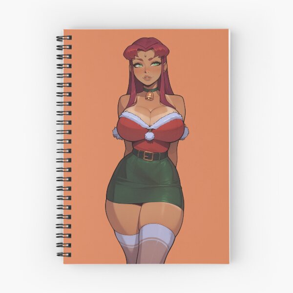 Item preview, Anime Gamer Girl in Christmas Santa Outfit designed and sold by WaifuBrowser.