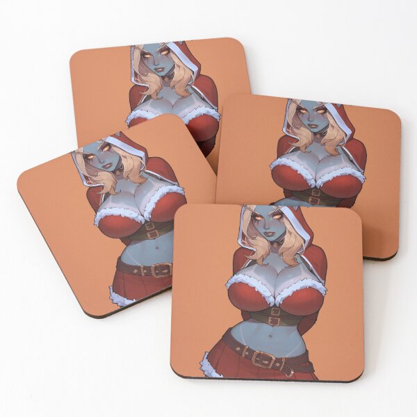 Item preview, Anime Gamer Girl in Christmas Santa Outfit designed and sold by WaifuBrowser.