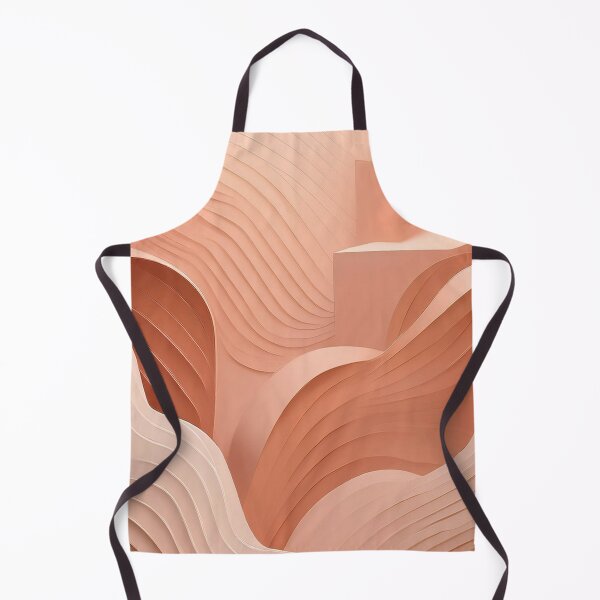 Item preview, Abstract Curves and Waves – Modern Peach Design designed and sold by RaiyaTees.