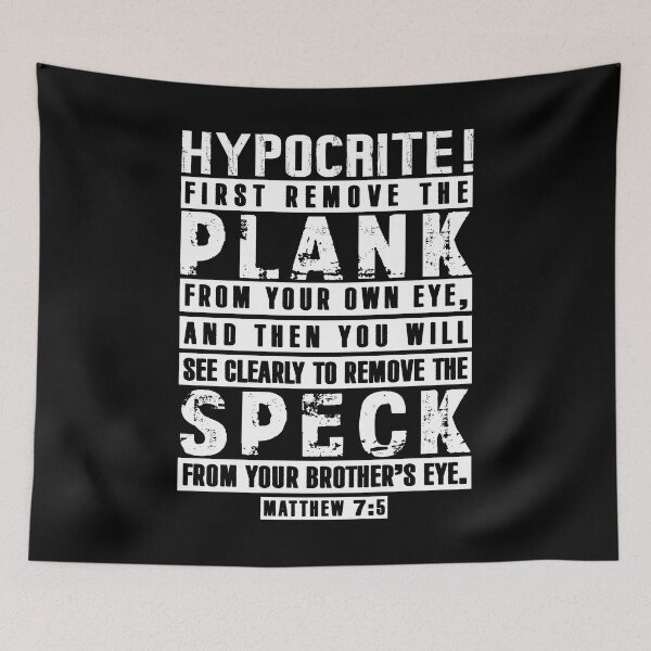 Item preview, Matthew 7:5 Remove the Plank Remove the Speck designed and sold by plushism.