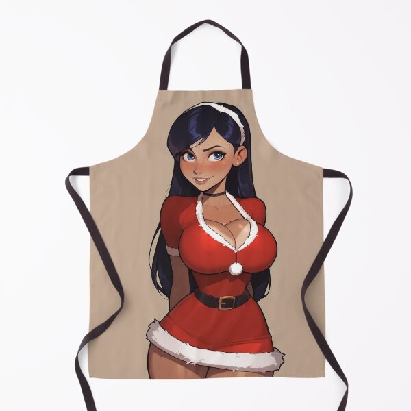 Item preview, Anime Gamer Girl in Christmas Santa Outfit designed and sold by WaifuBrowser.