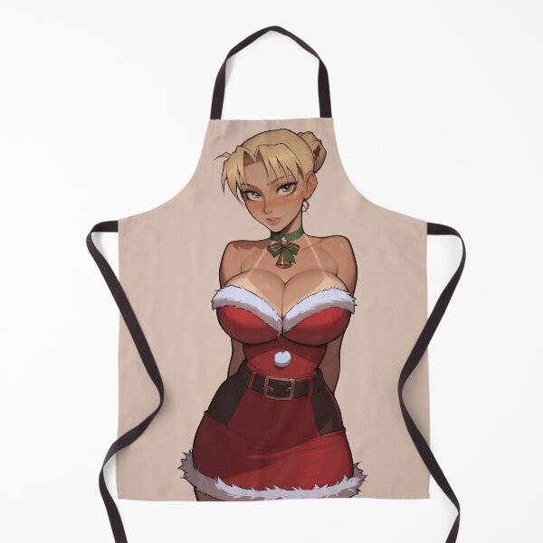 Item preview, Anime Gamer Girl in Christmas Santa Outfit designed and sold by WaifuBrowser.