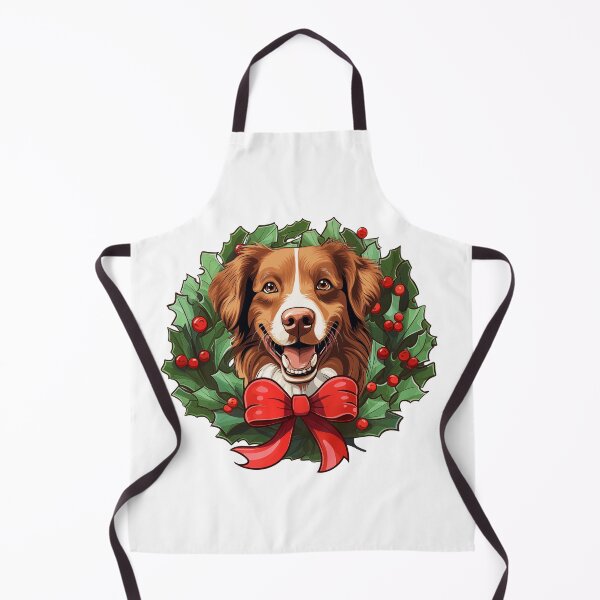 Item preview, Toller - Christmas Wreath Dog designed and sold by wotsthis.