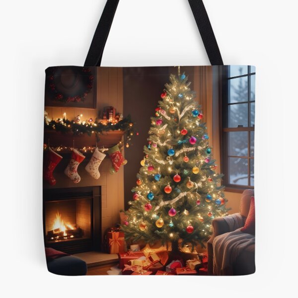 Item preview, Christmas Tree by the Fireplace designed and sold by RobiCom.