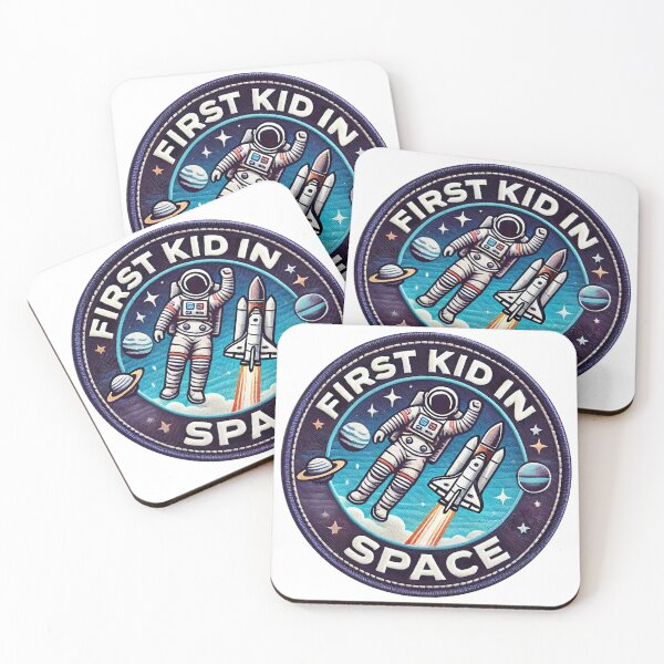 Item preview, First Kid in Space mission patch 3 designed and sold by jnxyz.