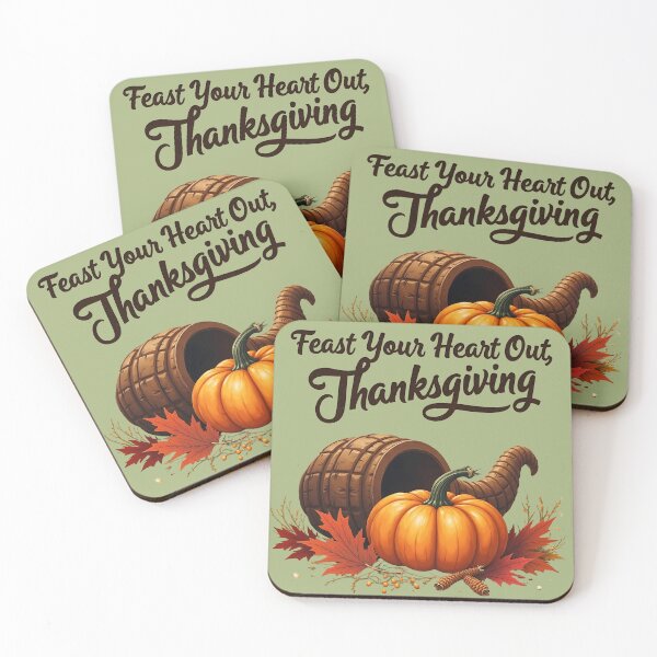 Item preview, Cornucopia with Pumpkin Thanksgiving Celebration designed and sold by Koalangel.