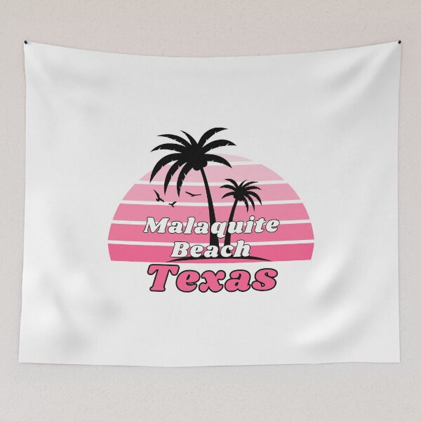 Item preview, Retro Cool Malaquite Beach Texas Palm Tree at Sunset Souvenirs designed and sold by karmdaf.