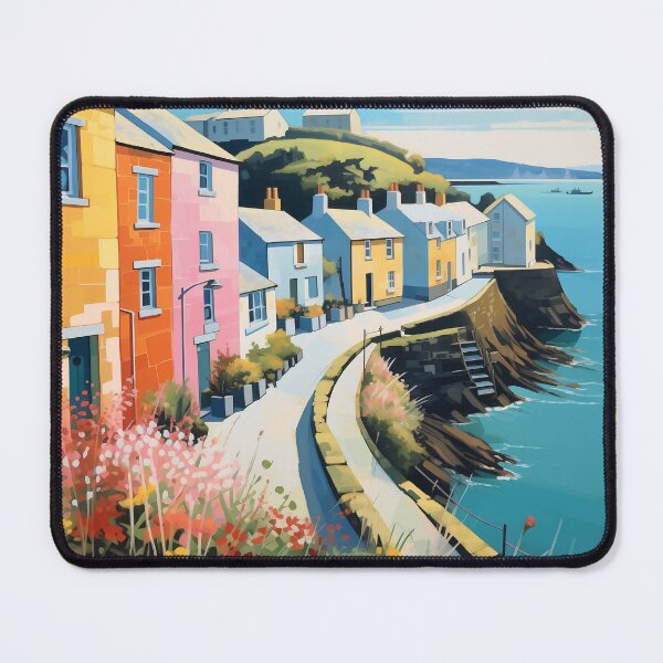 Item preview, Cornish seaside village scene designed and sold by FleurFrench.