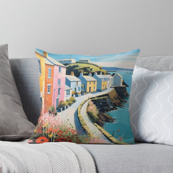Item preview, Cornish seaside village scene designed and sold by FleurFrench.