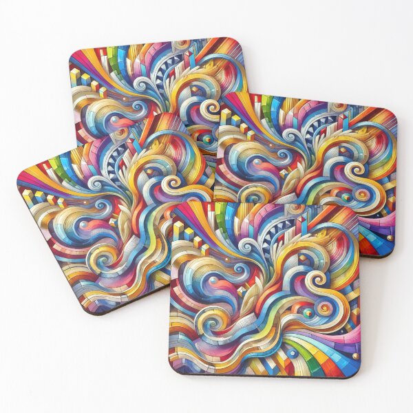 Item preview, Ebullient Whirl Colourful Art designed and sold by RJ Tees.